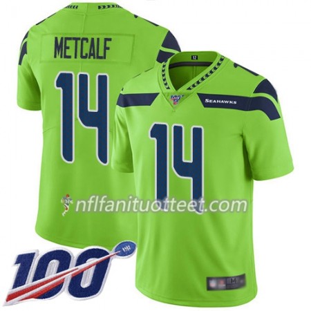 Miesten Seattle Seahawks NFL Pelipaita D.K. Metcalf 14 Nike Vihreä 100th